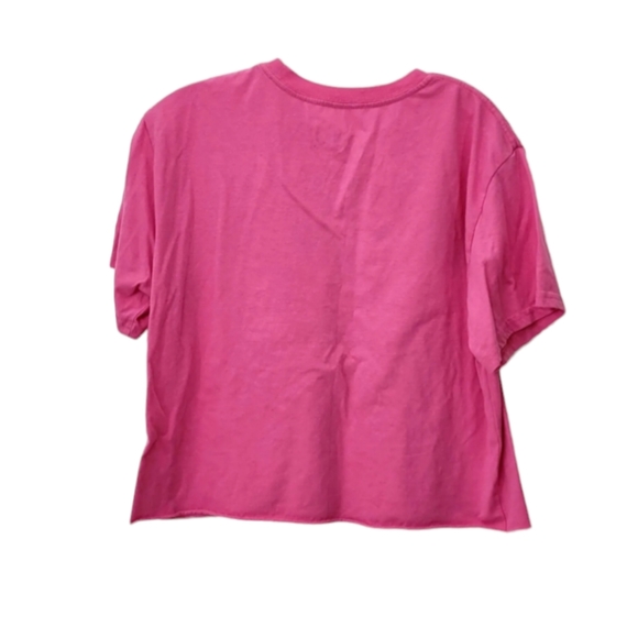 Women's Graphic T-shirt Size Plus 2XL Flaming Hot Cheetos Pink Short Sleeve - Picture 5 of 7